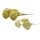 Gingko levél csillámos arany 10db/csomag