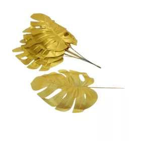 Philo levél matt arany 12db/csomag