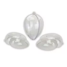 Szétválasztható műanyag tojás forma kicsi 5db/csom