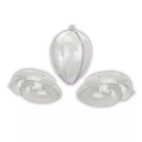 Szétválasztható műanyag tojás forma kicsi 5db/csom