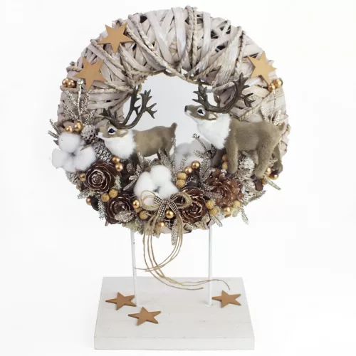 Bőgő szarvas hamvas prémium 10,5cm