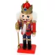 Diótörő 14cm piros kabátos 14cm