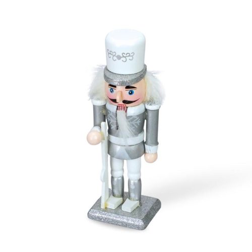 Diótörő ezüst puskás 14cm