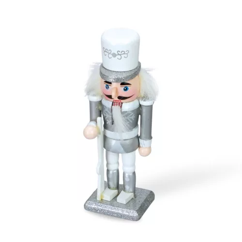 Diótörő ezüst puskás 14cm