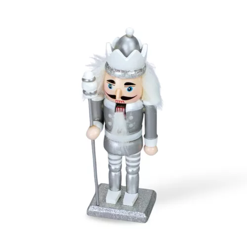 Diótörő ezüst király 14cm