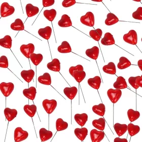 Szív pick piros OKOSÁR 100db/csomag - OKOSÁR!