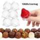 Bonbon tartó félgömb pálcázható opálos 4cm 100db/csomag OKOSÁR!