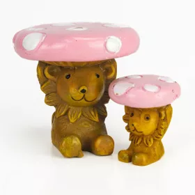 Mini gomba asztalka és szék 2db/cs - rózsaszín - KIFUTÓ