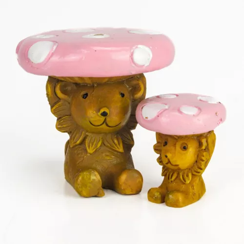 Mini gomba asztalka és szék 2db/cs - rózsaszín - KIFUTÓ