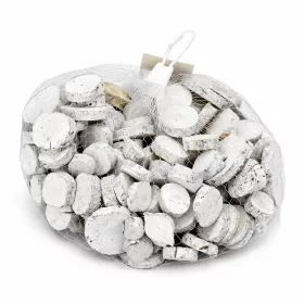 Fehér fakorongok vegyes 1-6cm 0,5kg