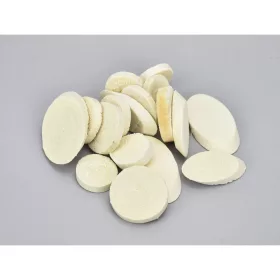 Natúr ovális fa szeletek vegyes 2-6cm 0,5kg/csomag