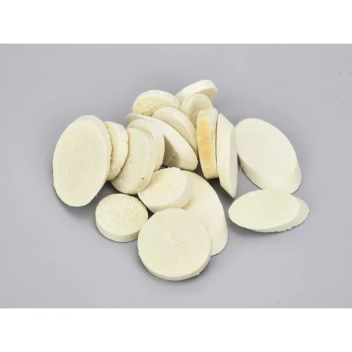 Natúr ovális fa szeletek vegyes 2-6cm 0,5kg/csomag