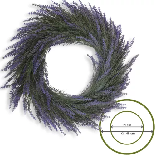 Levendula koszorú 48cm 50/#