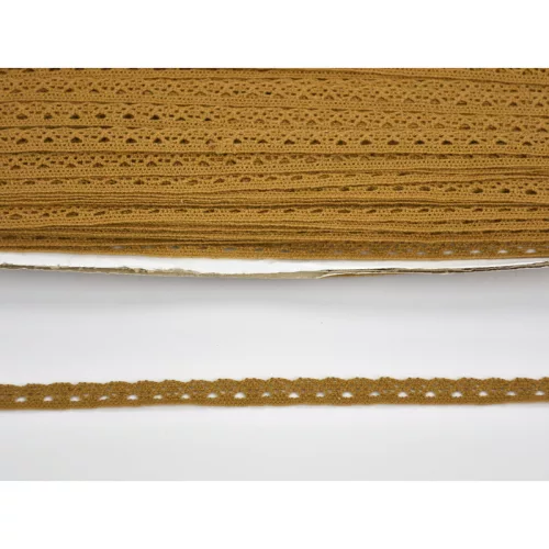 Bronz pamut csipke 1cm*20méter