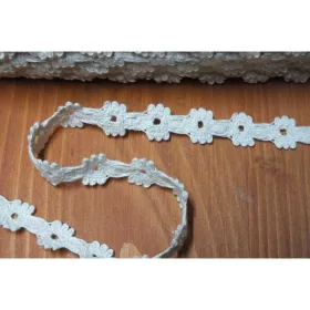 Ekrü pamut csipke 1,5cm*2méter