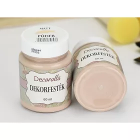 Decorolla matt dekorfesték 60ml púder
