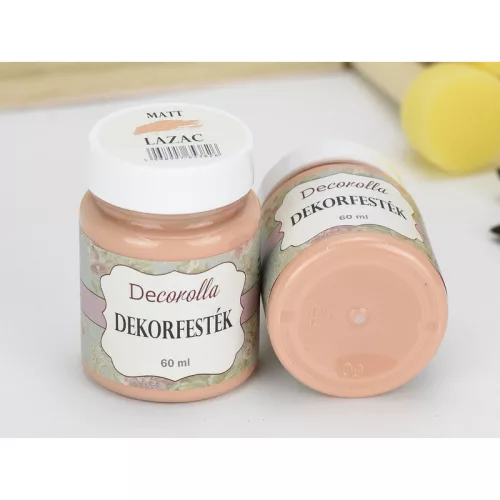 Decorolla matt dekorfesték 60ml lazac