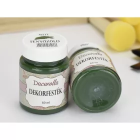 Decorolla matt dekorfesték 60ml fenyőzöld