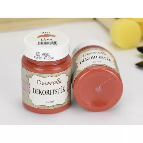Decorolla matt dekorfesték 60ml láva