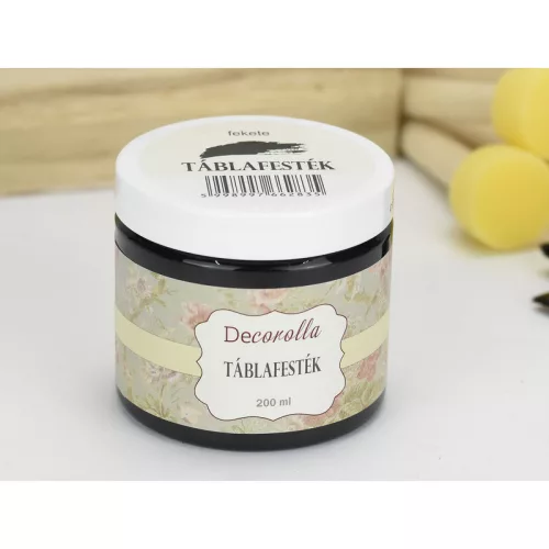 Decorolla táblafesték 200ml fekete
