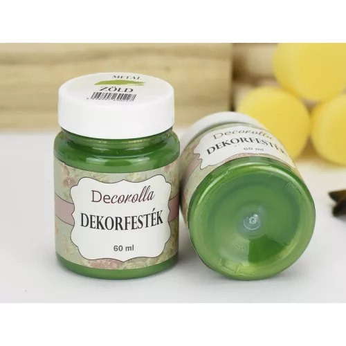 Decorolla metál dekorfesték 60ml zöld