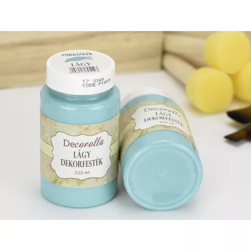 Decorolla lágy dekorfesték 110ml türkizkék