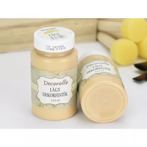 Decorolla lágy dekorfesték 110ml mandarin