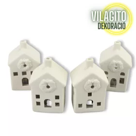 Kifesthető világító házikó 10 cm (4 féle)