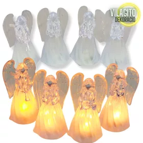 Világító angyalka 11cm (4 féle)