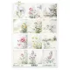 Rizspapír decoupage-hoz mezei virágok A4
