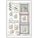 Rizspapír decoupage-hoz kismadár virágzó ágak A4