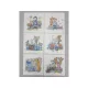 Rizspapír decoupage-hoz-Vidám életképek gyerekekkel és virágokkal 14,8x14,8cm 6db/cs