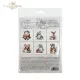 Rizspapír decoupage-hoz - Aranyos téli állatok 3. 14,8x14,8cm 6db/cs