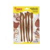 Modellező spatulák 5db műanyag