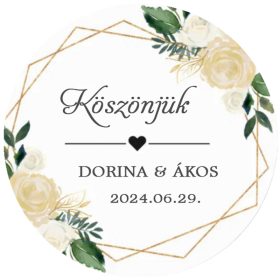   Matrica - Egyedi névvel ellátott személyre szabott matrica