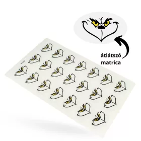 Matrica - Grincs arc átlátszó.. 21db/lap