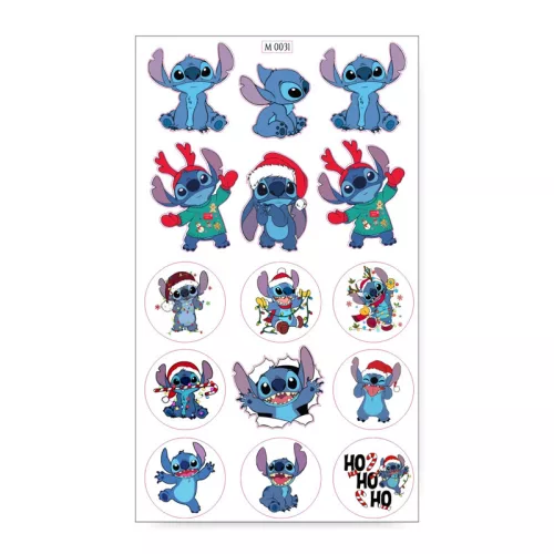 Matrica - Stitch figurák 15db/lap