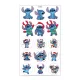 Matrica - Stitch figurák 15db/lap