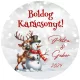 Matrica - Egyedi szöveggel ellátott, személyre szabott, karácsonyi matrica