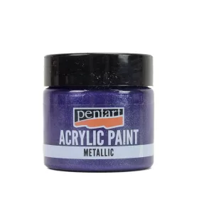 Metál akrilfesték 50ml ezüstlila
