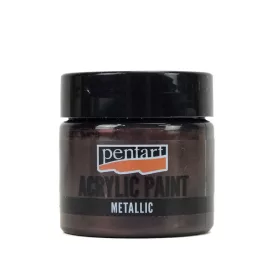 Metál akrilfesték 50ml padlizsán