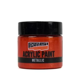 Metál akrilfesték 50ml aranyvörös