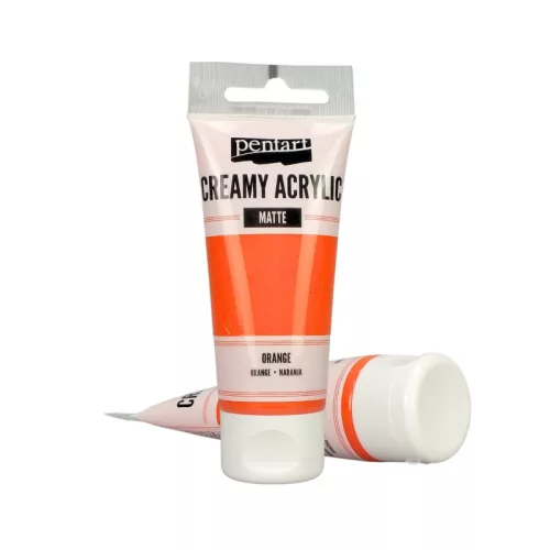 Krémes akrilfesték matt 60 ml narancs