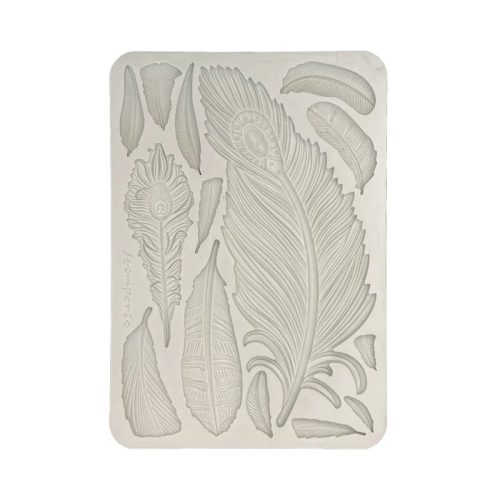 Szilikon öntőforma A5 - Masquerade feathers