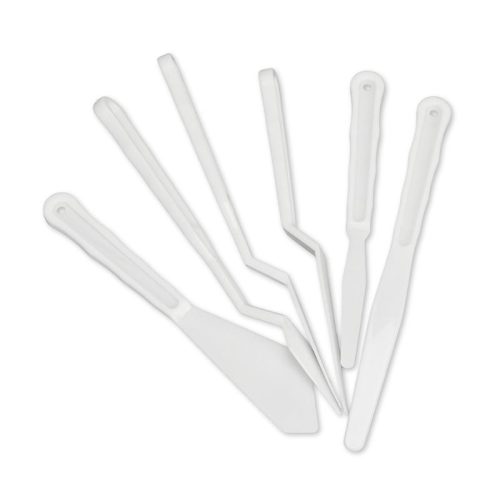 Műanyag festőkés szett 6db-os palettakés