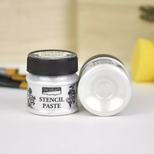 Stencilező paszta gyöngyház 50 ml jégvirág