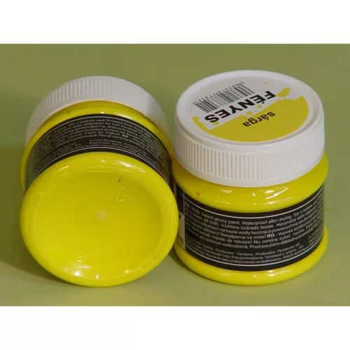 Fényes akrilfesték 50ml sárga