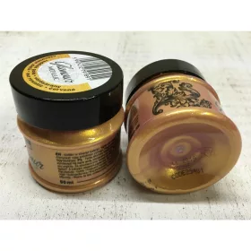 Glamour metál akrilfesték 50ml vörösarany