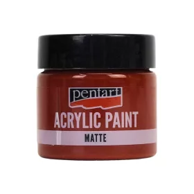 Matt akrilfesték 50ml Vörösbarna