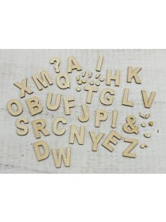 Natúr fa - ABC betűszett 3cm